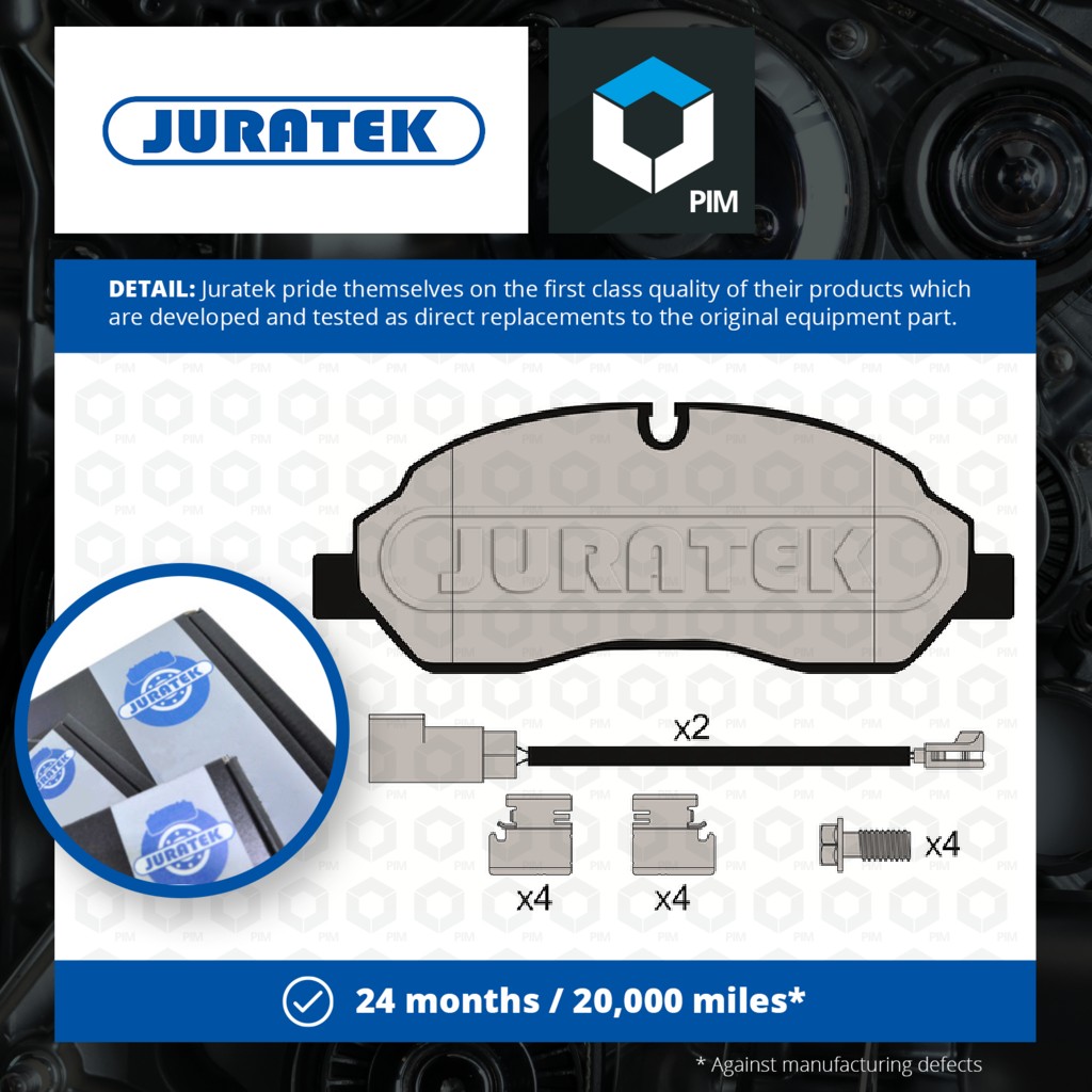 Juratek Brake Pads Set Front JCP8061 [PM1728024]