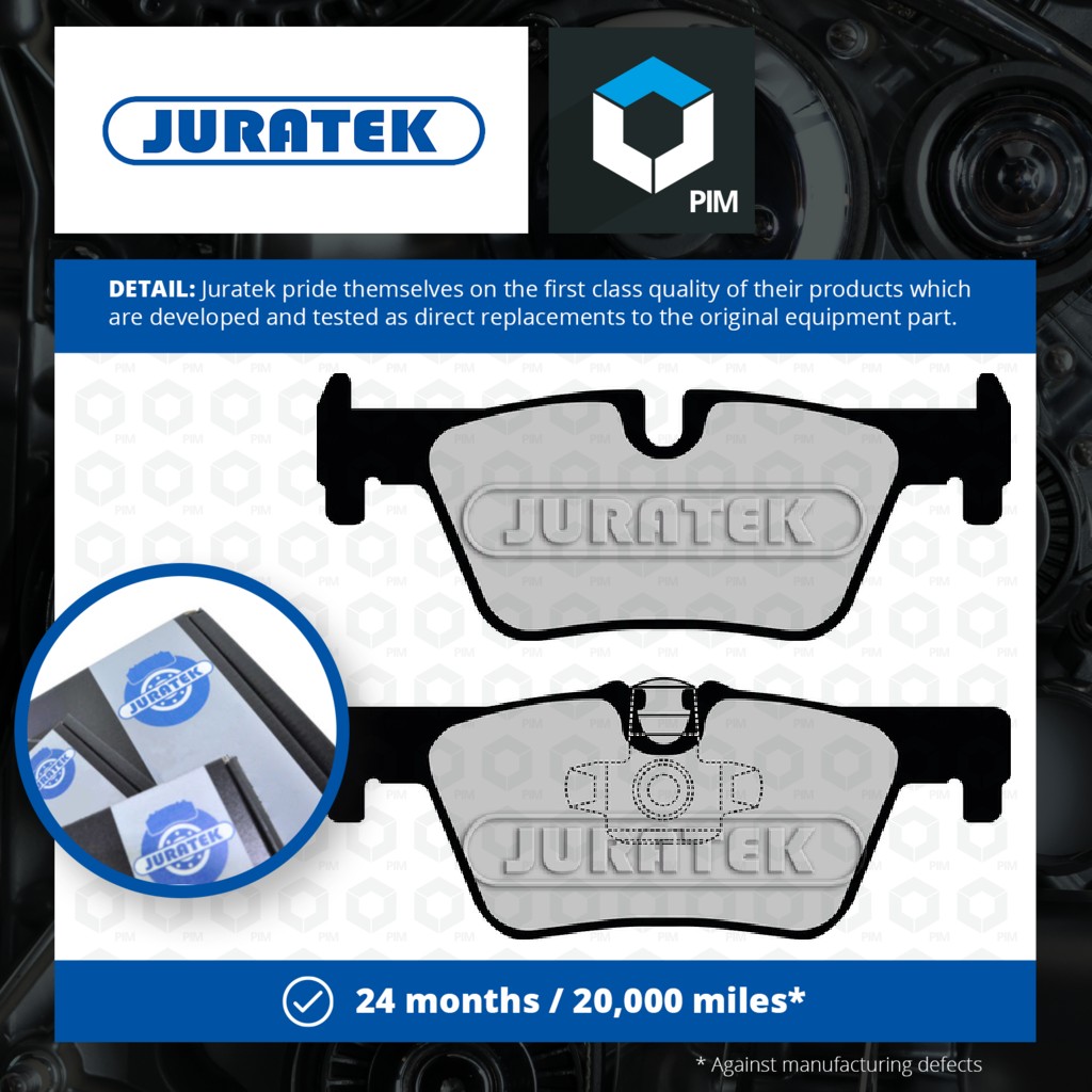 Juratek Brake Pads Set Rear JCP8013 [PM1727978]