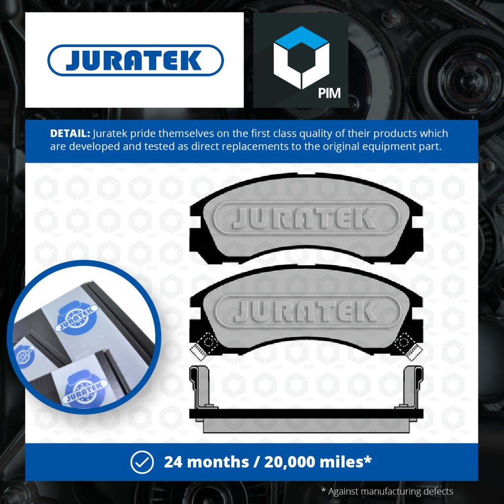 Juratek Brake Pads Set Front JCP765 [PM1727953]