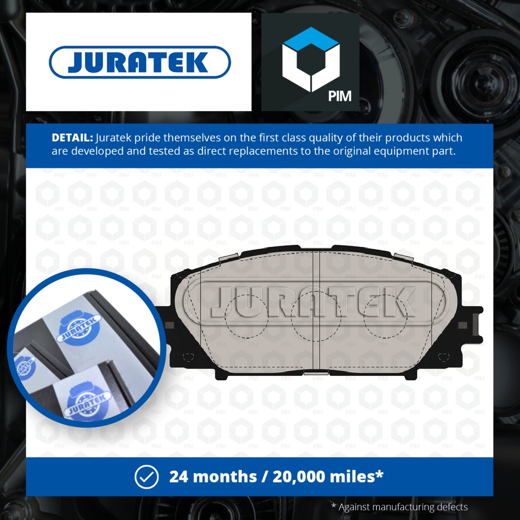Juratek Brake Pads Set Front JCP214 [PM1727802]