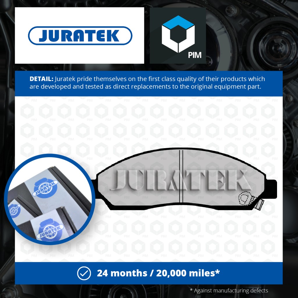 Juratek Brake Pads Set Front JCP1816 [PM1727723]