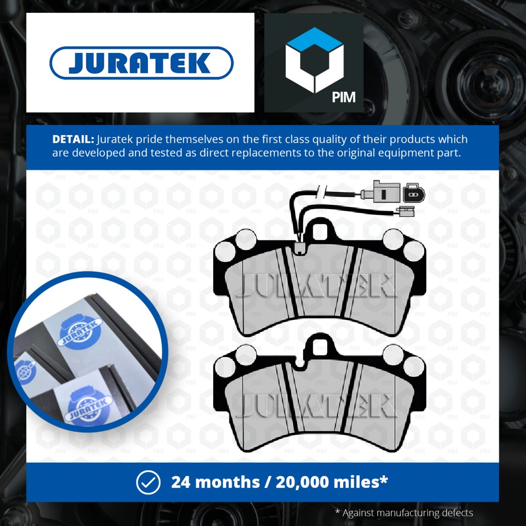 Juratek Brake Pads Set Front JCP1626 [PM1727629]