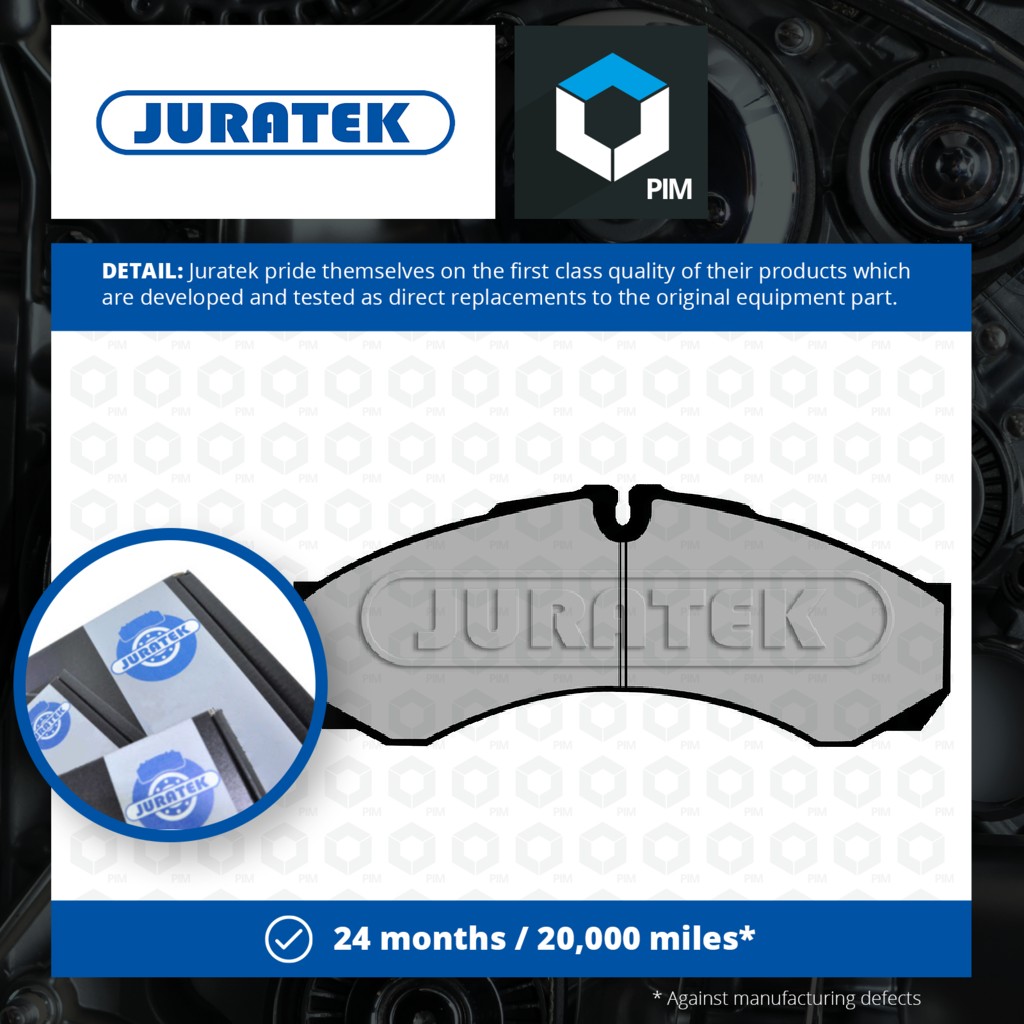 Juratek Brake Pads Set JCP1102 [PM1727397]