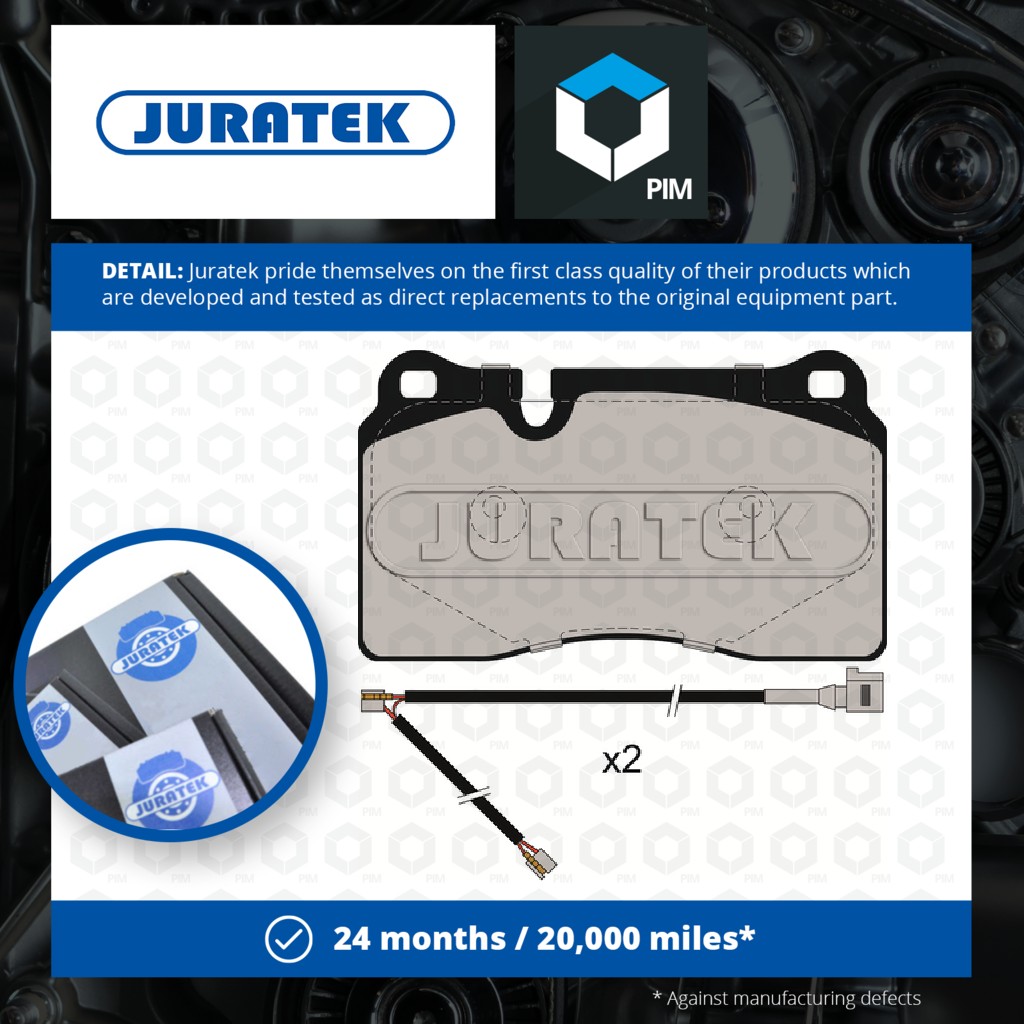 Juratek Brake Pads Set Front JCP062 [PM1727308]