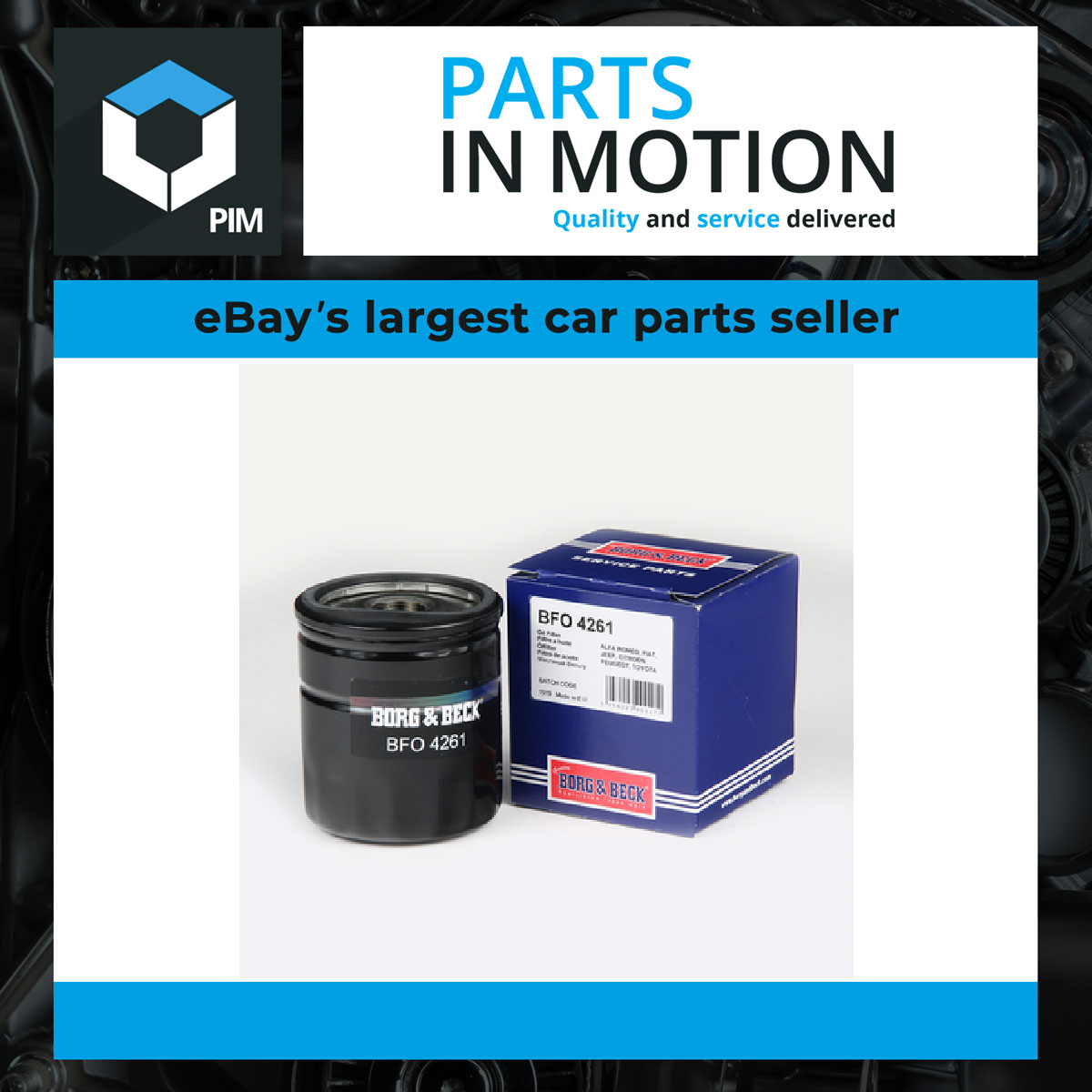 Borg & Beck Oil Filter BFO4261 [PM1725267]