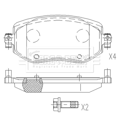 Borg & Beck BBP2663