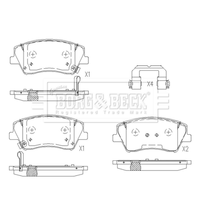 Borg & Beck BBP2658