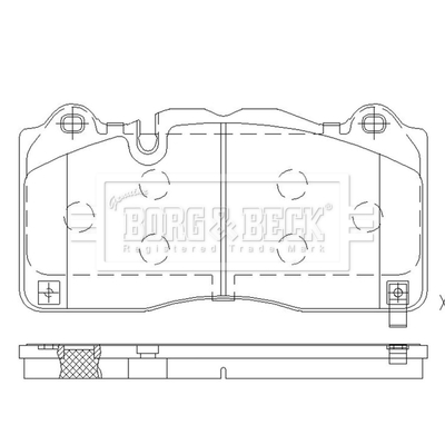 Borg & Beck BBP2654