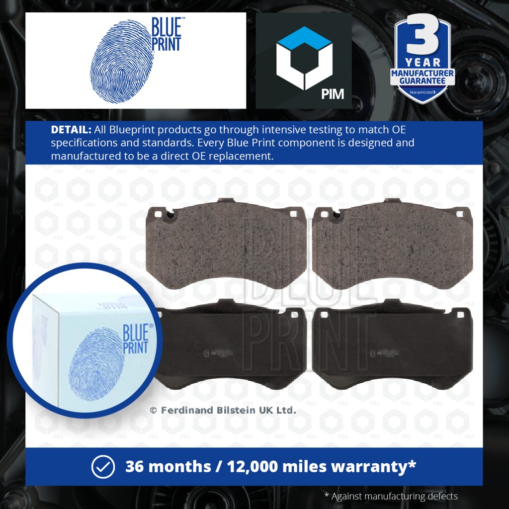 Blue Print Brake Pads Set Front ADU174271 [PM1724537]