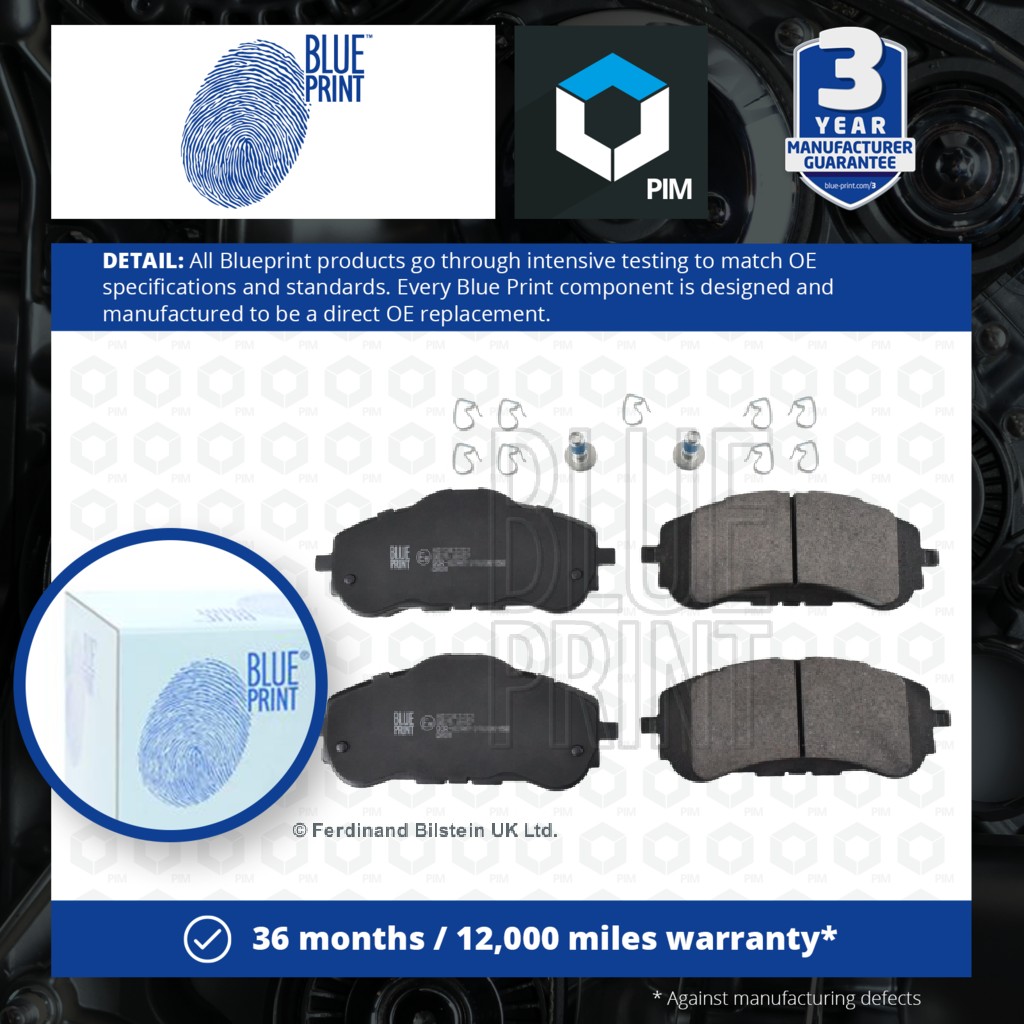 Blue Print Brake Pads Set Front ADP154253 [PM1724464]