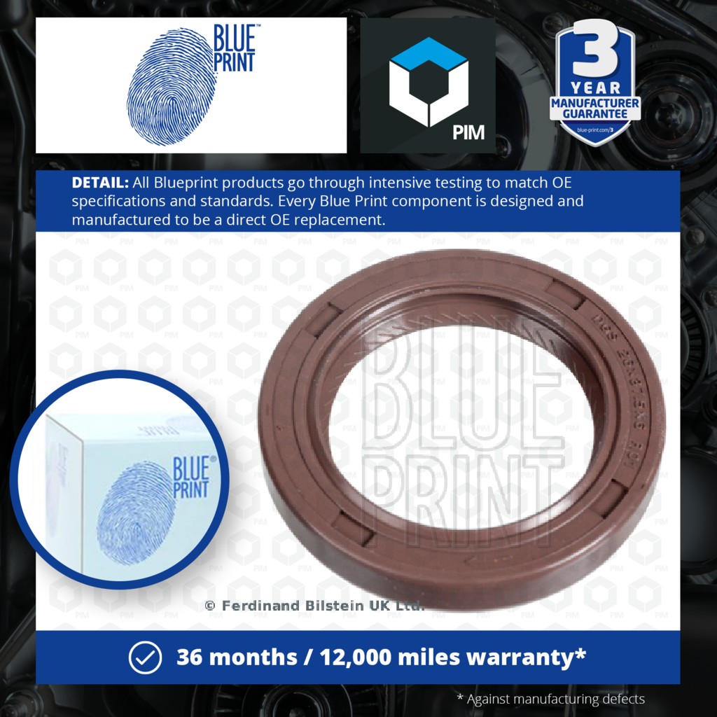 Blue Print Crankshaft Oil Seal Front ADG06130 [PM1724352]
