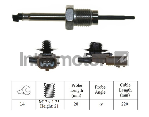 Intermotor Exhaust Temperature Sensor 27298 [PM1721015]