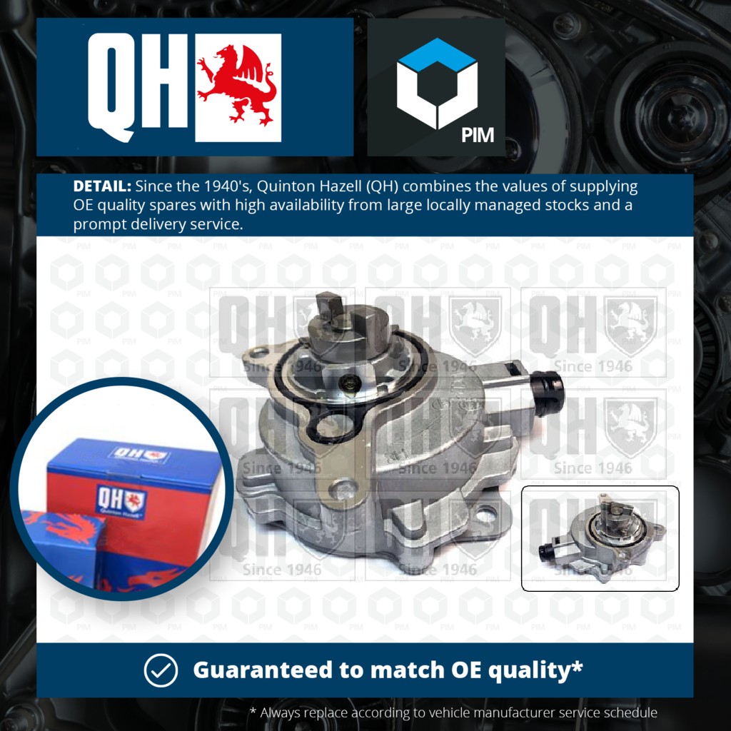 Quinton Hazell Vacuum Pump QVP1019 [PM1719683]