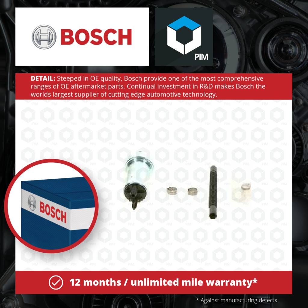 Bosch Fuel Pump In tank 0986580426 [PM1719394]
