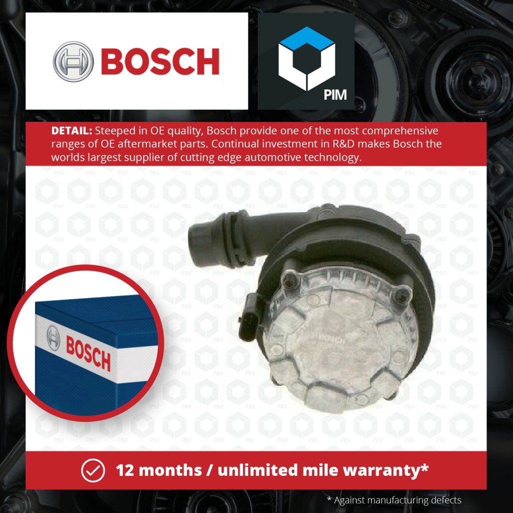 Bosch Water Pump for Parking Heater 0392024115 [PM1719346]