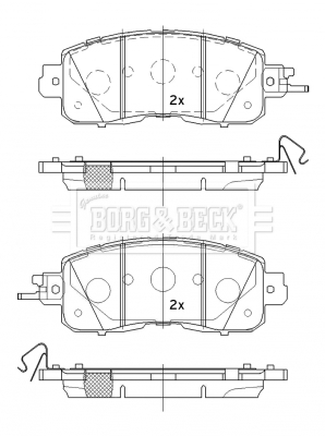 Borg & Beck BBP2534