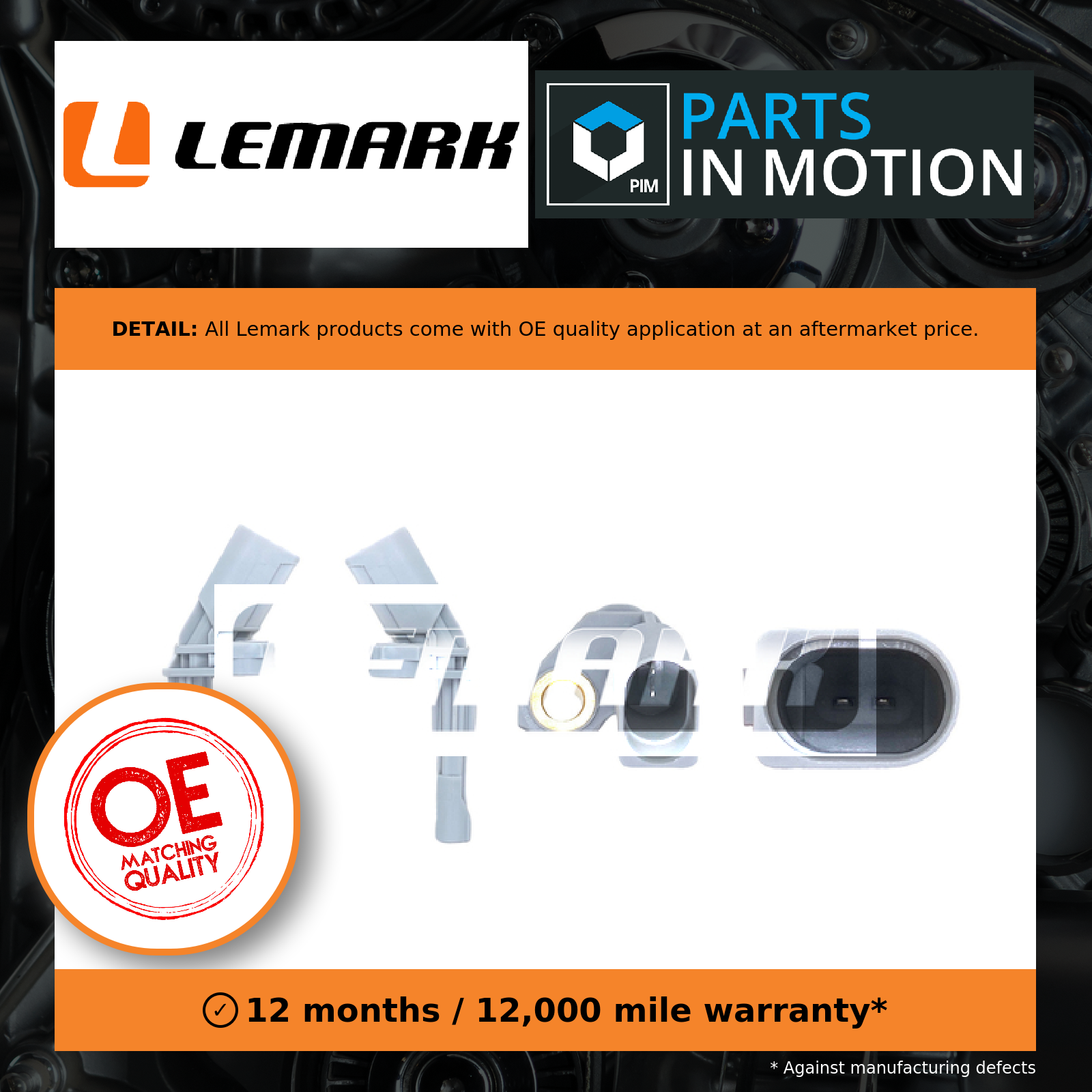 Lemark ABS Sensor Rear Right LAB781 [PM1666093]