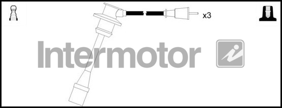 Intermotor HT Leads Ignition Cables Set 76371 [PM1662128]