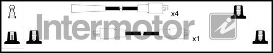 Intermotor HT Leads Ignition Cables Set 73850 [PM1661687]