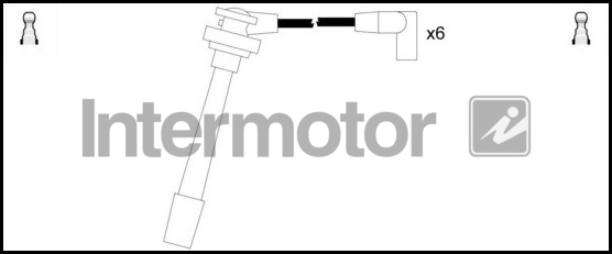 Intermotor HT Leads Ignition Cables Set 73435 [PM1661380]