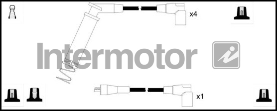Intermotor HT Leads Ignition Cables Set 73313 [PM1661333]