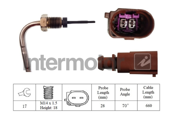 Intermotor Exhaust Temperature Sensor 27190 [PM1660398]