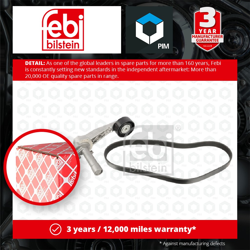 Febi Drive Belt Kit 107427 [PM1650797]