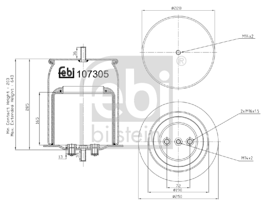 Febi 107305