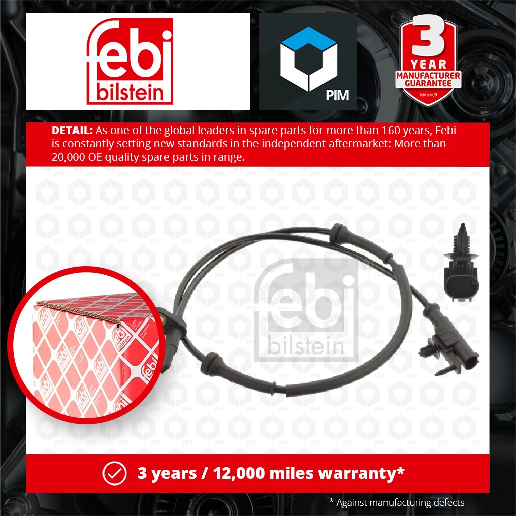 Febi ABS Sensor Front Left or Right 107213 [PM1650627]