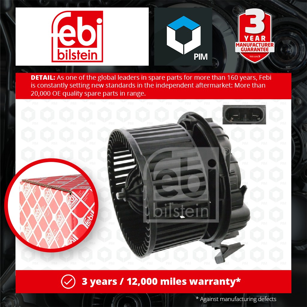 Febi Interior Blower Motor 106364 [PM1650027]