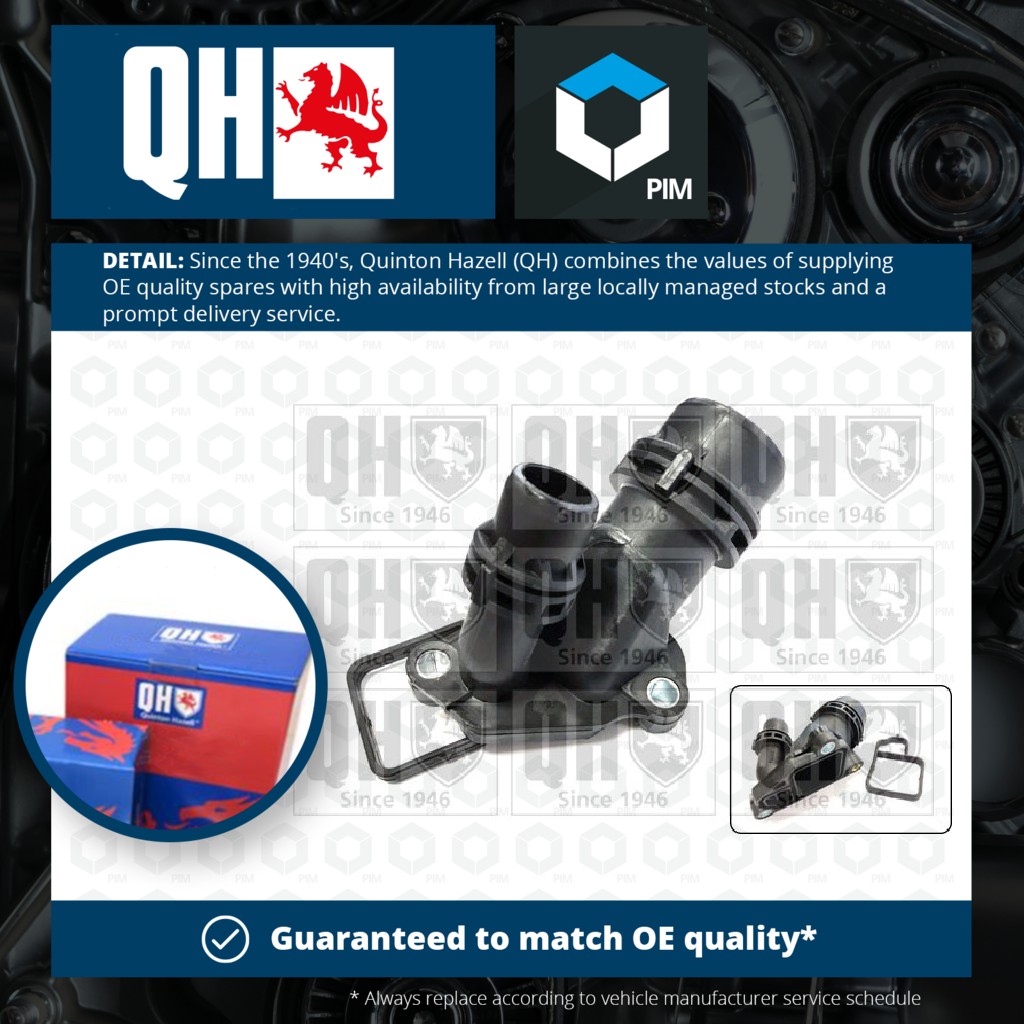 Quinton Hazell Coolant Flange / Pipe QTH1002CF [PM1648692]