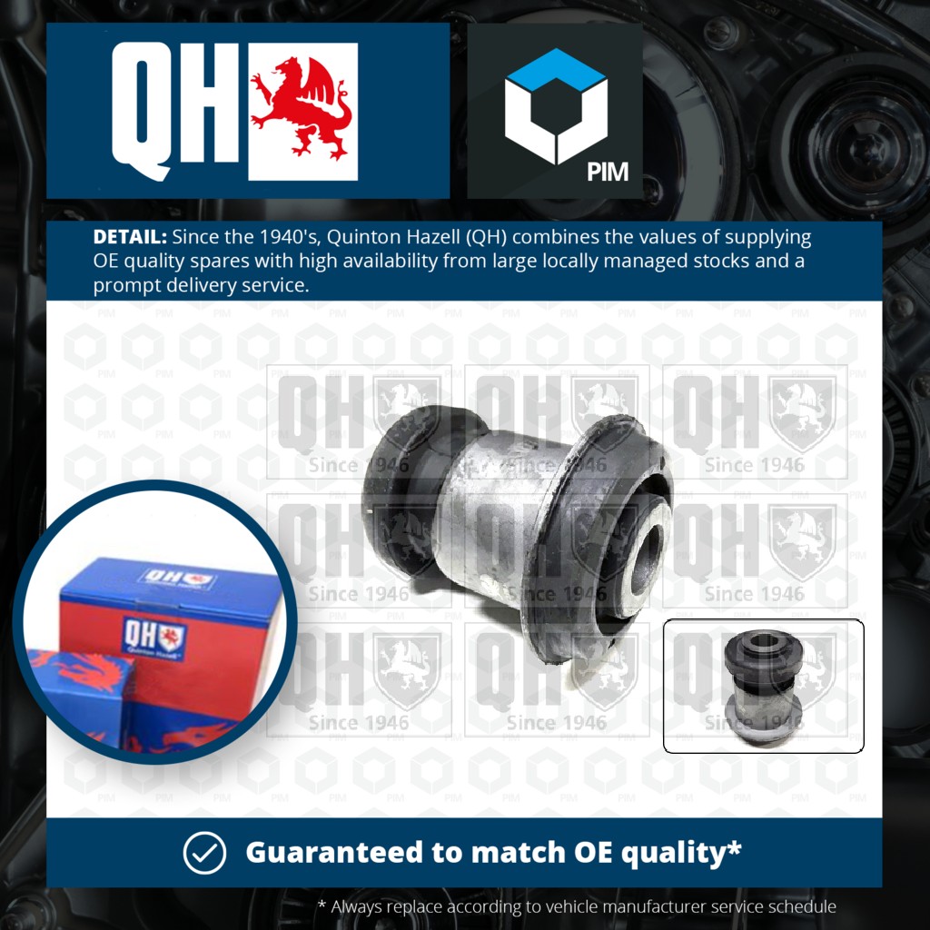 Quinton Hazell Wishbone / Control / Trailing Arm Bush Front Lower EMS8702 [PM1648184]