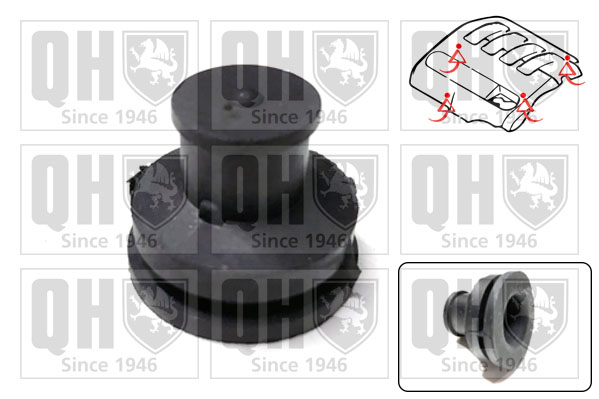 Quinton Hazell EM4846 Engine Cover Support Clip
