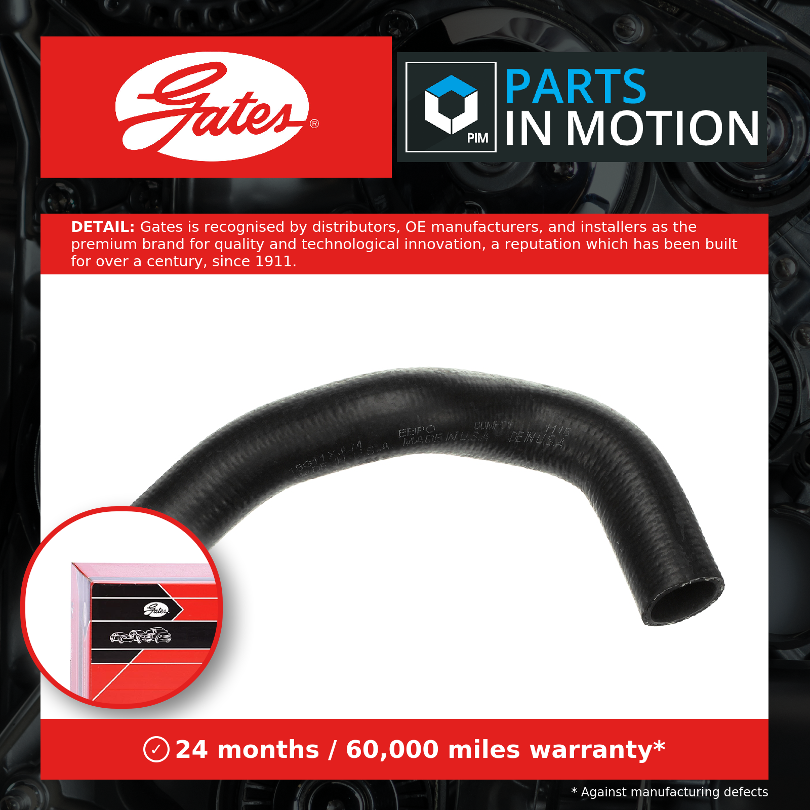 Cooling system hose EPDM (ethylene propylene diene Monomer (M-class) rubber) - Image 8