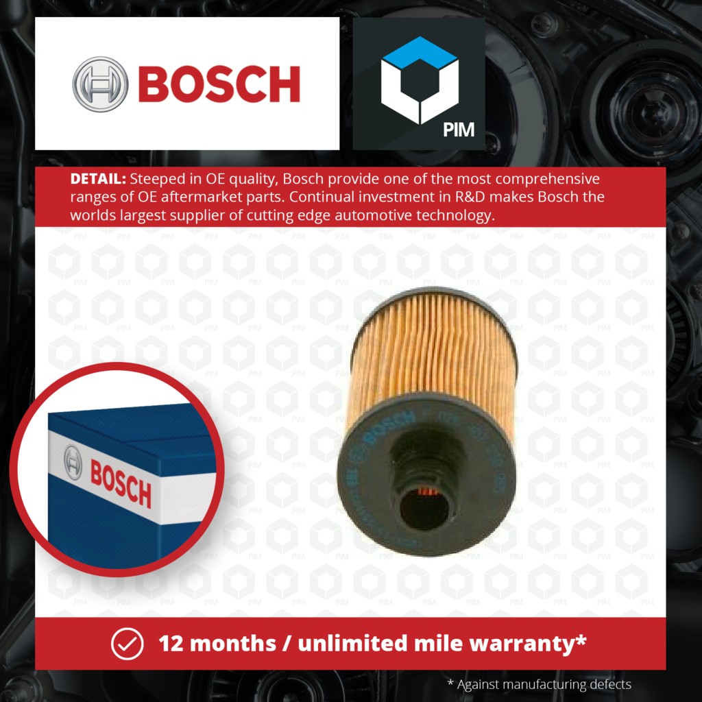 Bosch Oil Filter F026407258 [PM1645002]