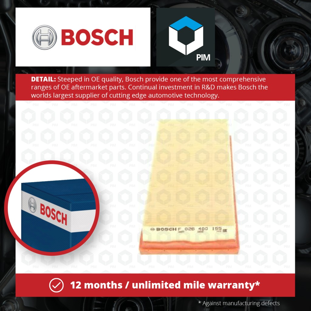 Bosch Air Filter F026400155 [PM1644983]