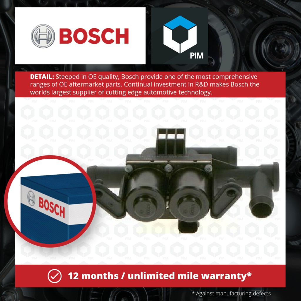 Bosch Coolant Control Valve 1147412349 [PM1644625]