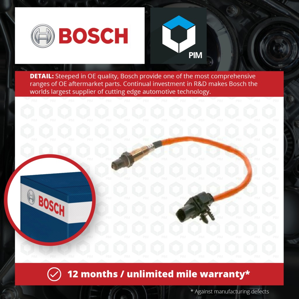 Bosch Lambda Sensor 0281004537 [PM1644189]