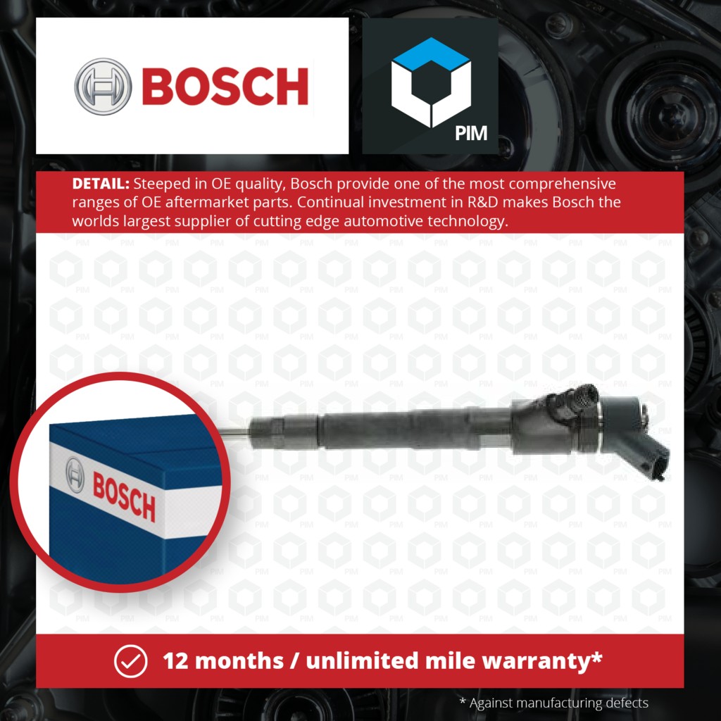Bosch Diesel Fuel Injector 0986435165 [PM524291]