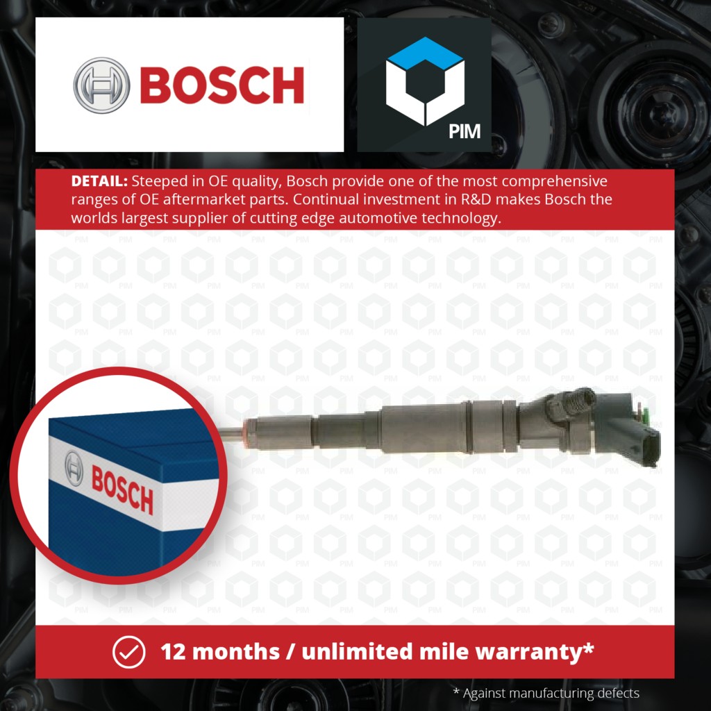 Bosch Diesel Fuel Injector 0986435095 [PM268469]