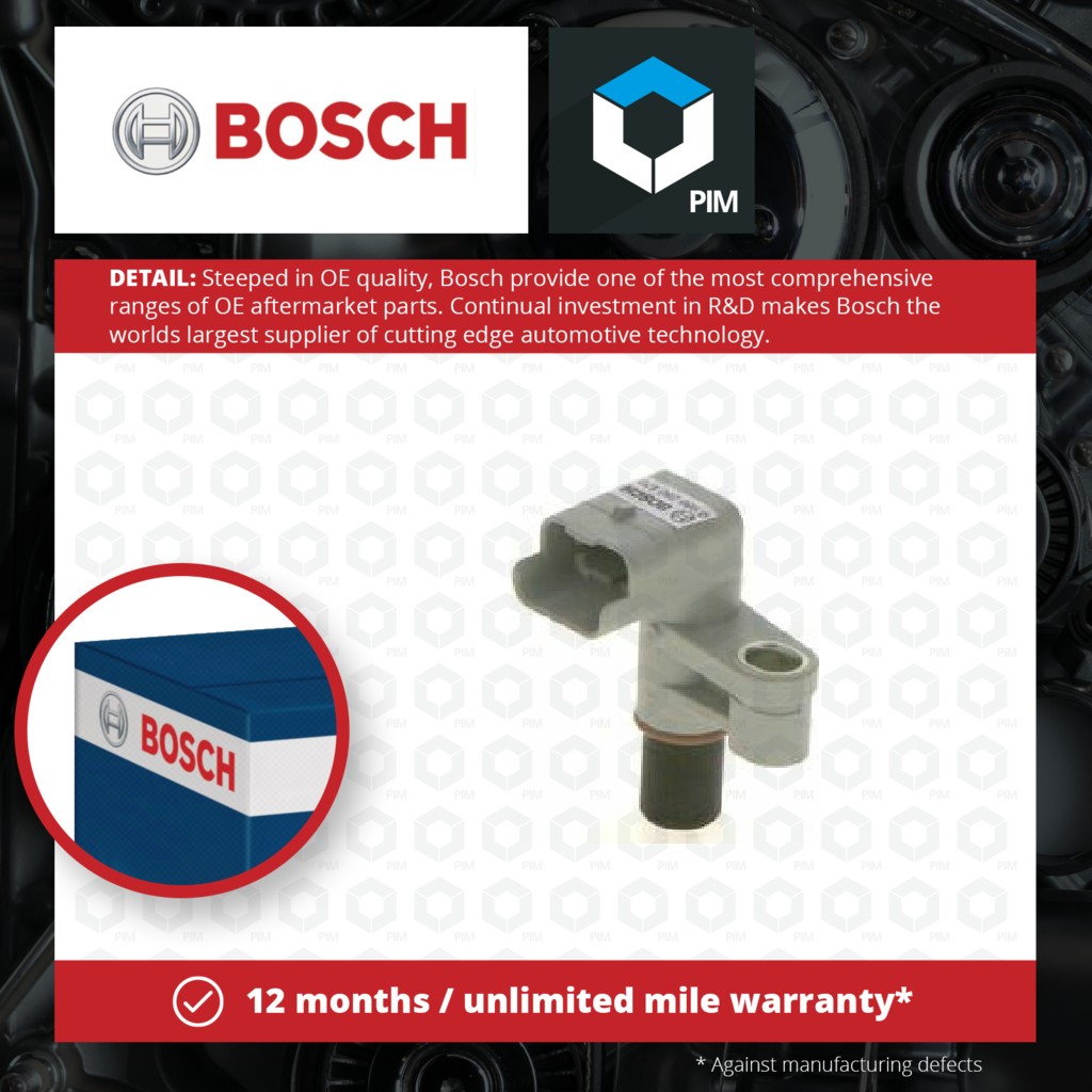 Bosch Camshaft Position Sensor 0986280470 [PM1608720]