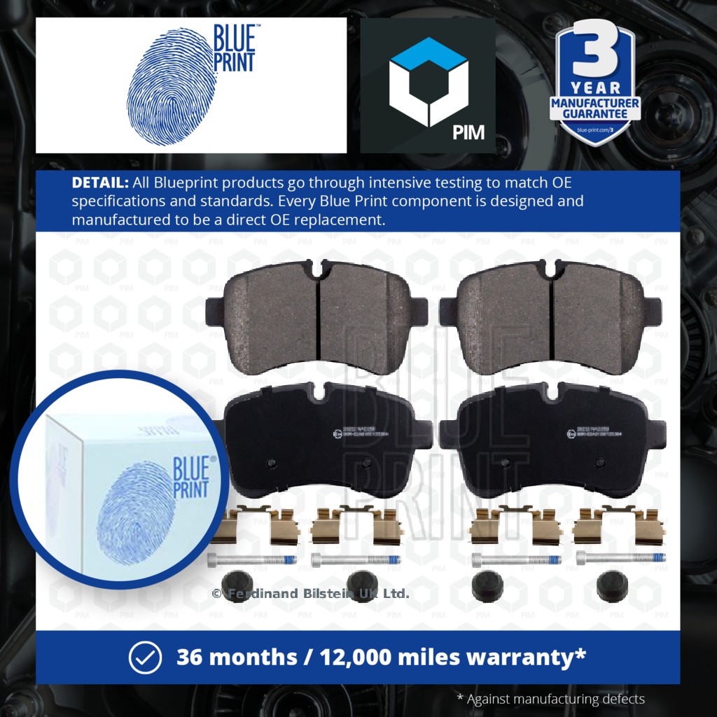 Blue Print Brake Pads Set Rear ADL144220 [PM1608160]