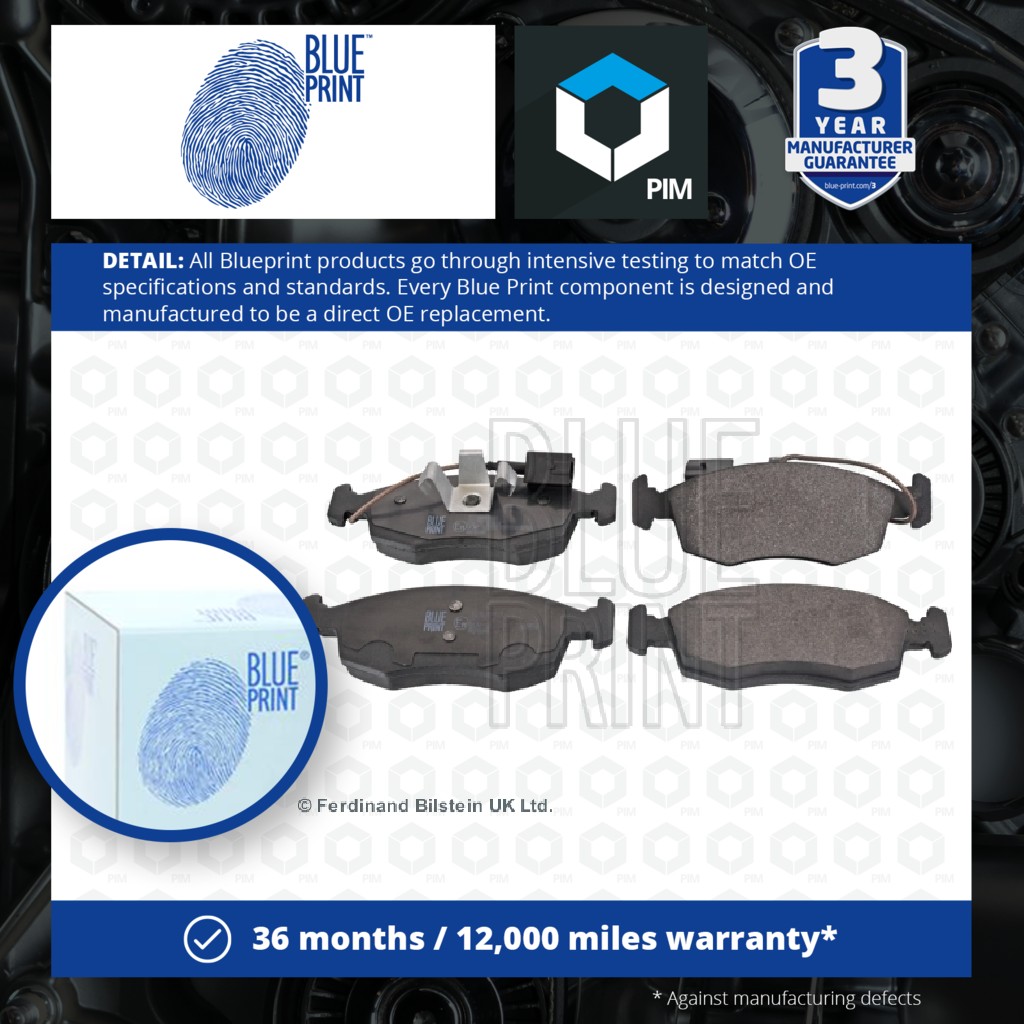 Blue Print Brake Pads Set Front ADL144218 [PM1608158]