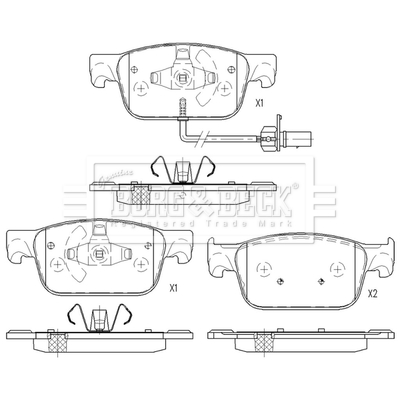 Borg & Beck BBP2632