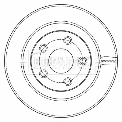 Borg & Beck BBD6180S