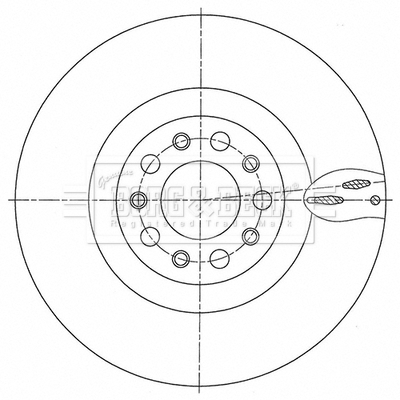 Borg & Beck BBD6166S