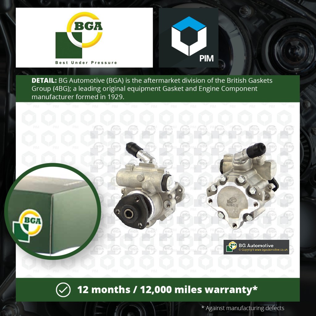 BGA Power Steering Pump PSP0902 [PM1587629]