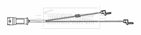 Borg & Beck BWL33097 CV Brake Pad Wear Indicator Sensor