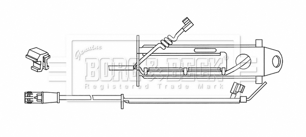 Borg & Beck BWL33087 CV Brake Pad Wear Indicator Sensor