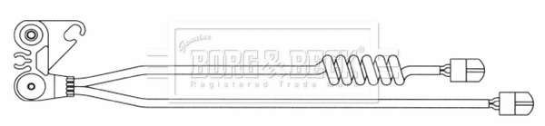 Borg & Beck BWL33077 CV Brake Pad Wear Indicator Sensor